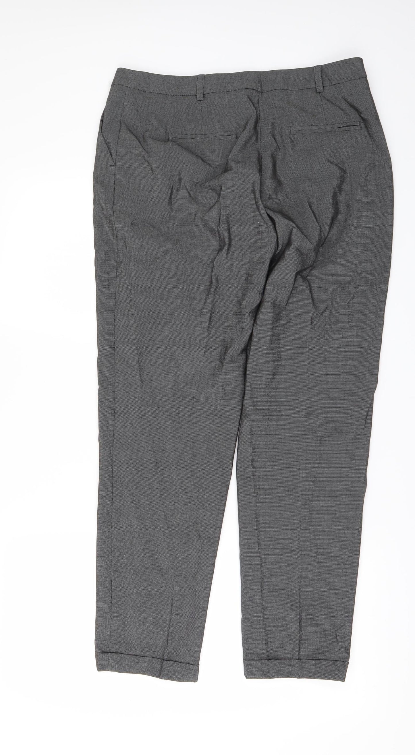 Womens UK Size 12 Papaya Regular Fit  Grey Trousers