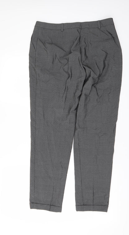 Womens UK Size 12 Papaya Regular Fit  Grey Trousers