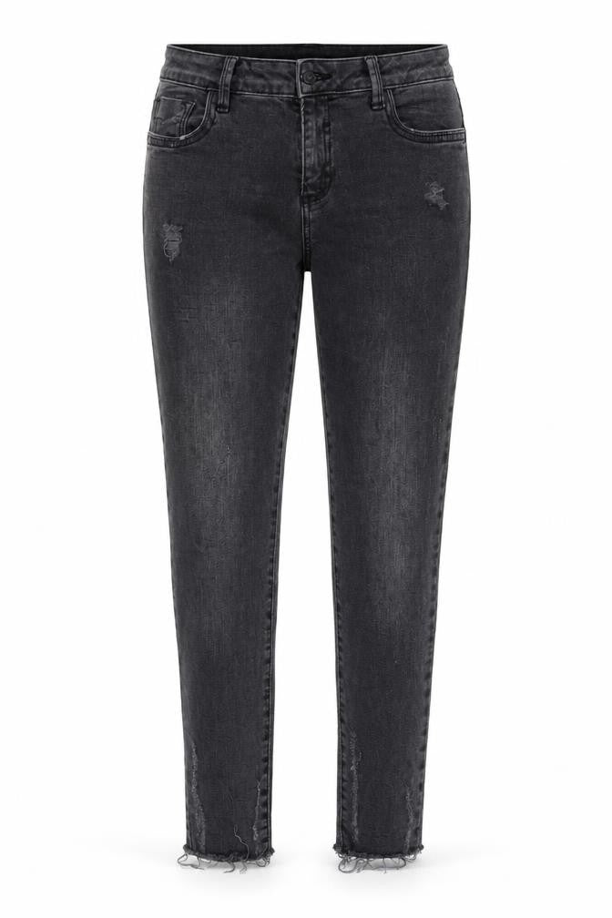 Womens UK Size 12 Denim & Co. Regular Fit Skinny Black Jeans