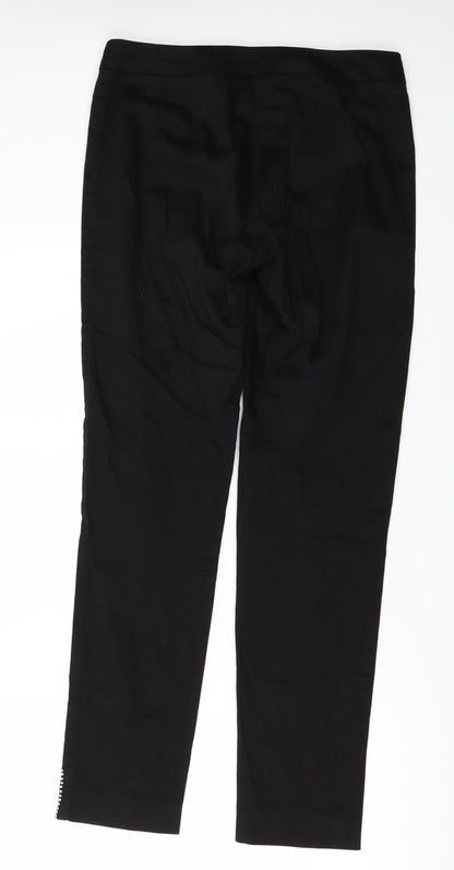 Womens UK Size 10 Linea Regular Fit  Black Trousers
