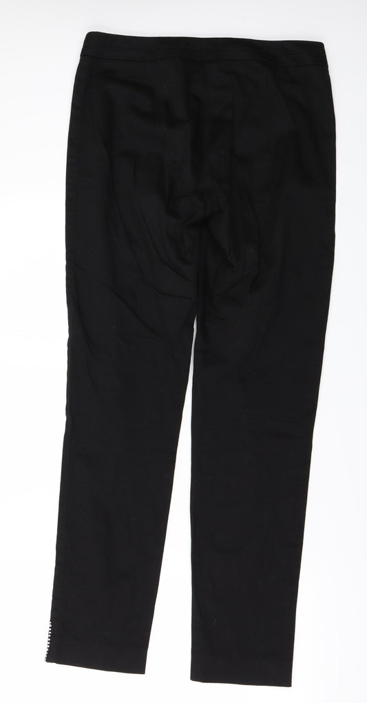 Womens UK Size 10 Linea Regular Fit  Black Trousers