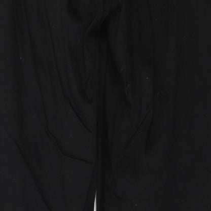 Womens UK Size 10 Linea Regular Fit  Black Trousers