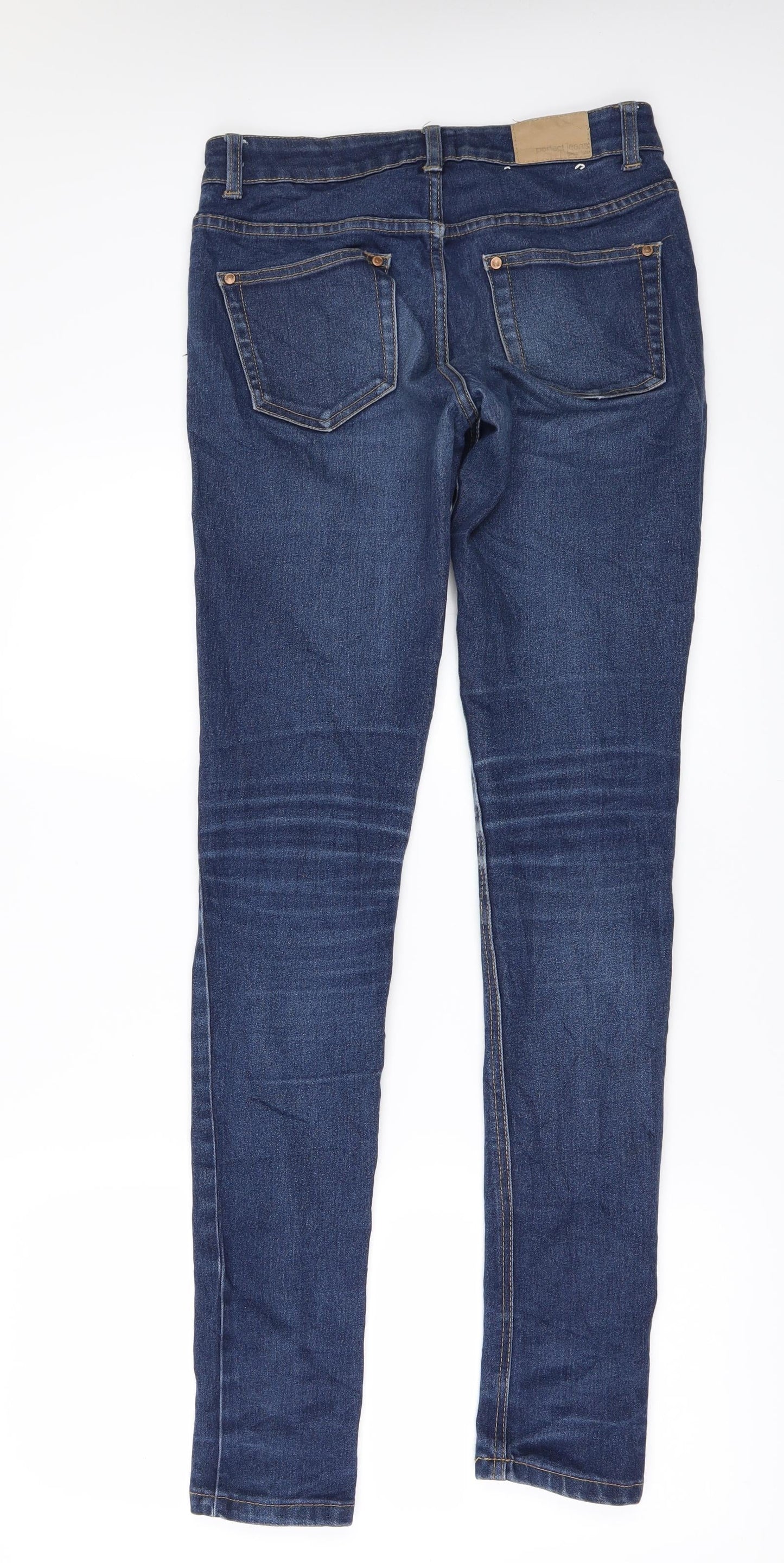 Perfect Jeans Womens Blue  Denim Skinny Jeans Size 26 L34 in