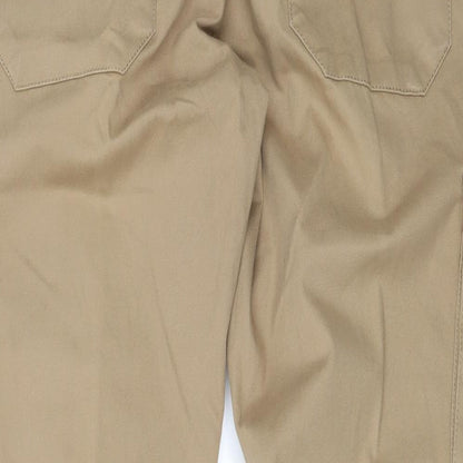 MNG Jeans Mens Beige  Denim Straight Jeans Size 36 in L28 in - Side Pockets