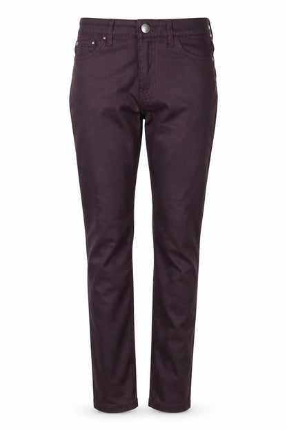 Womens UK Size 6 F&F Regular Fit  Red Trousers