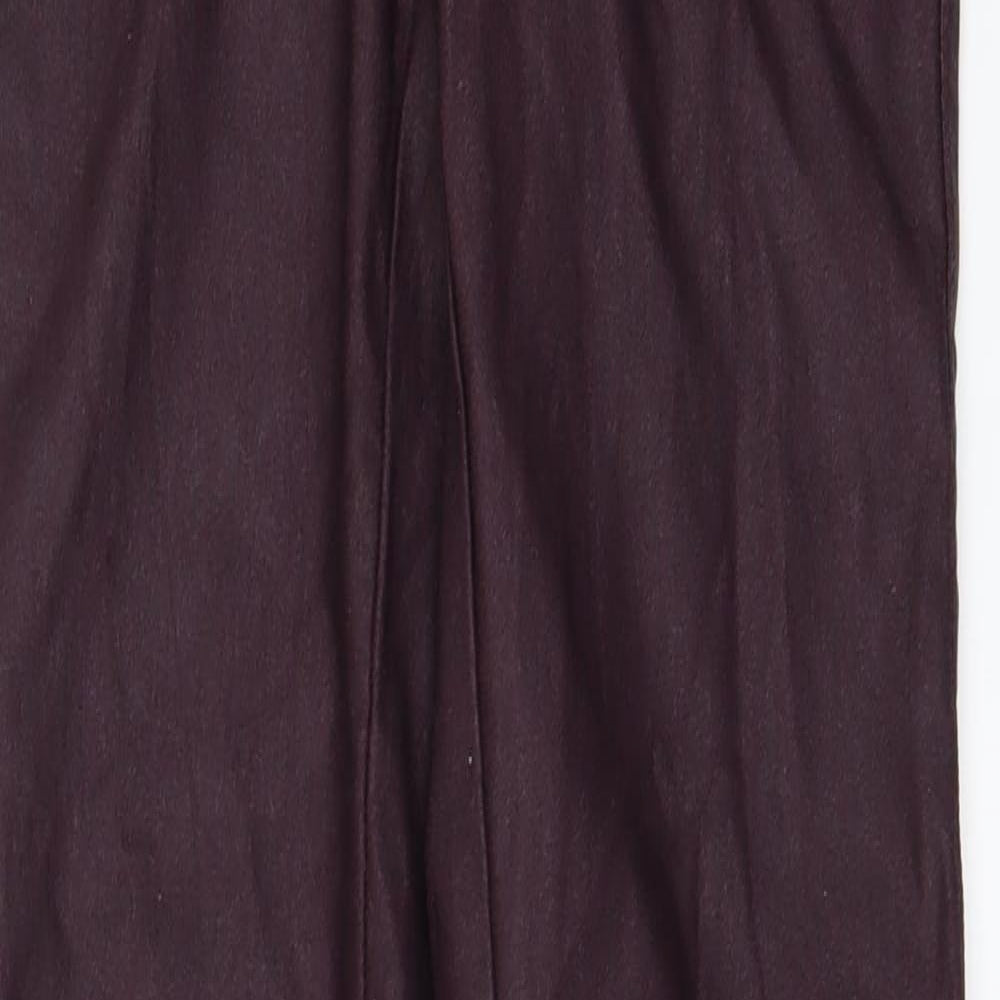 Womens UK Size 6 F&F Regular Fit  Red Trousers