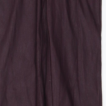 Womens UK Size 6 F&F Regular Fit  Red Trousers