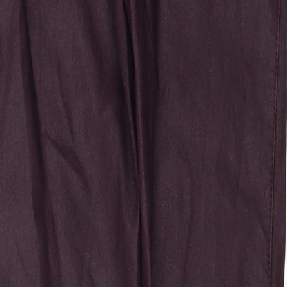 Womens UK Size 6 F&F Regular Fit  Red Trousers