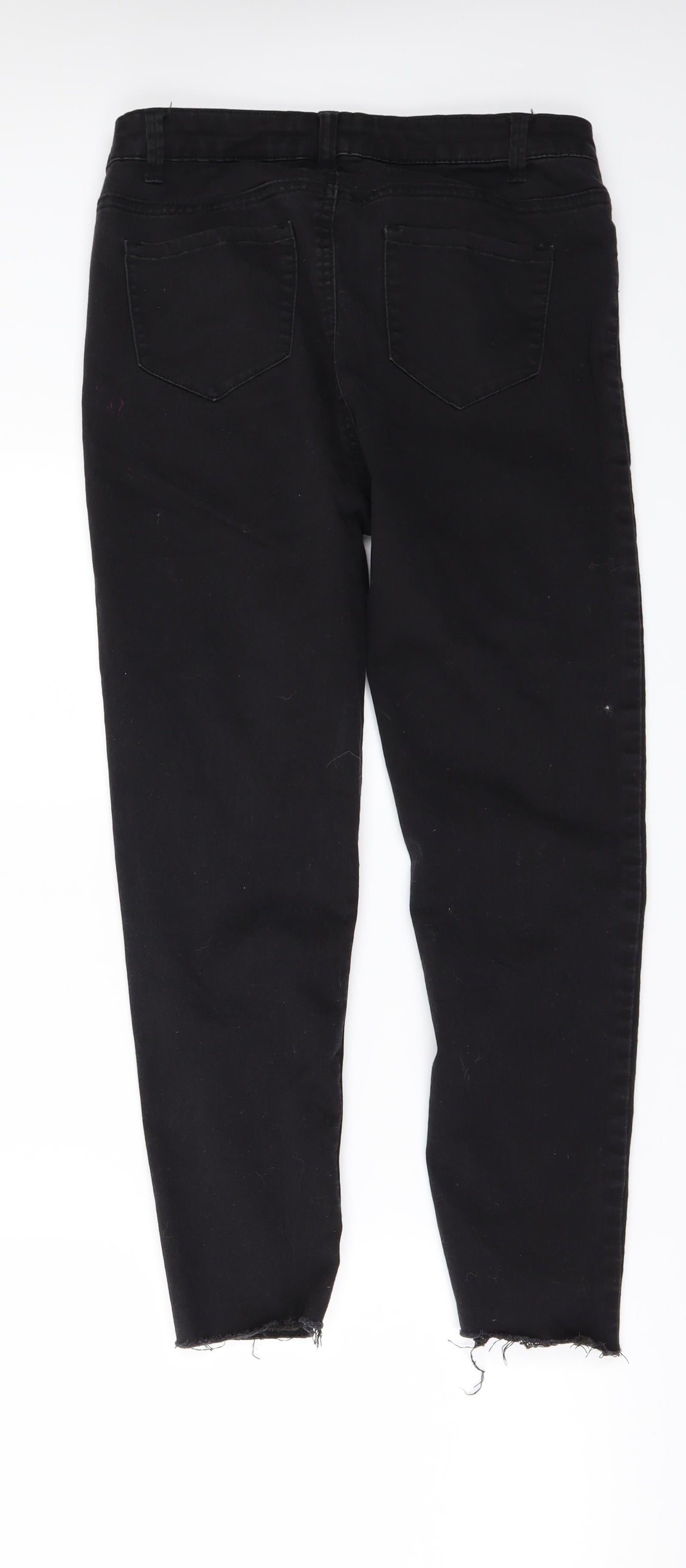 BHS Womens Black  Denim Skinny Jeans Size 10 L24 in