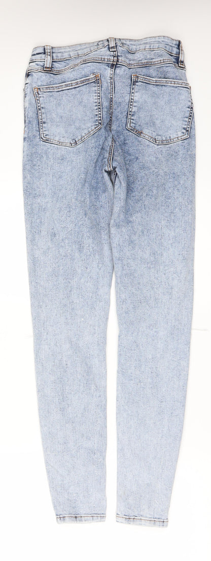 Denim & Co. Womens Blue  Denim Skinny Jeans Size 8 L29 in