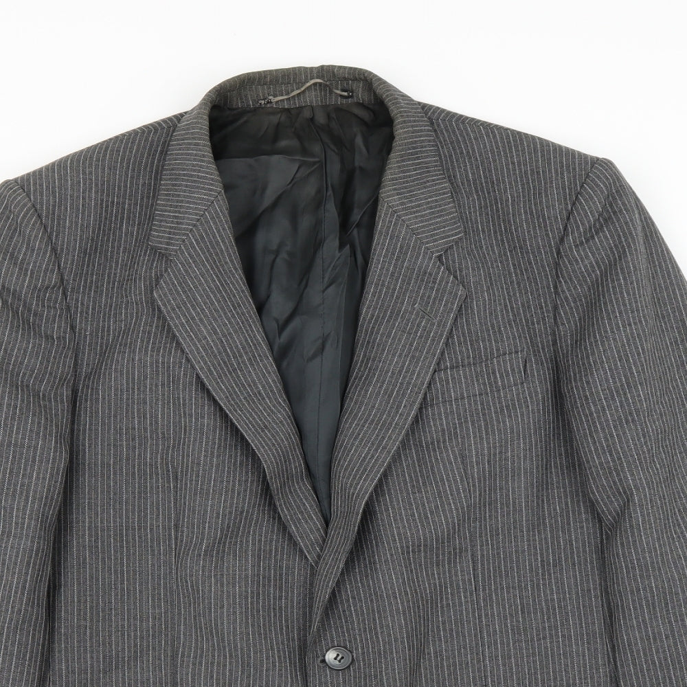 Mens UK Size 40 House of Fraser Regular Grey Suit Jacket