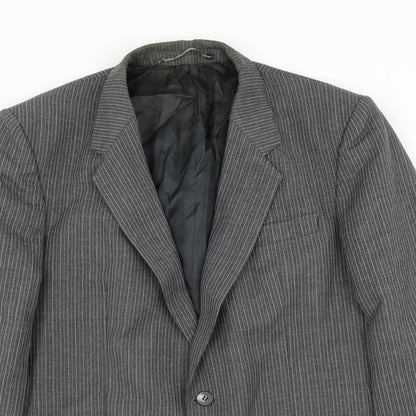 Mens UK Size 40 House of Fraser Regular Grey Suit Jacket