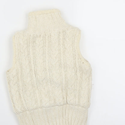 Jillian's Closet Girls Ivory   Full Zip Jumper Size 4 Years  - Bodywarmer