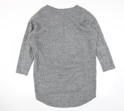 Preworn Womens Grey   Jumper Dress  Size M