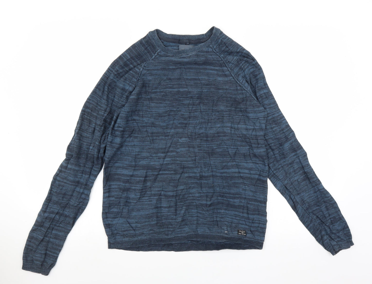 Blend Mens Blue   Pullover Jumper Size M