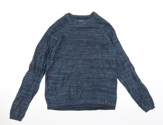Blend Mens Blue   Pullover Jumper Size M