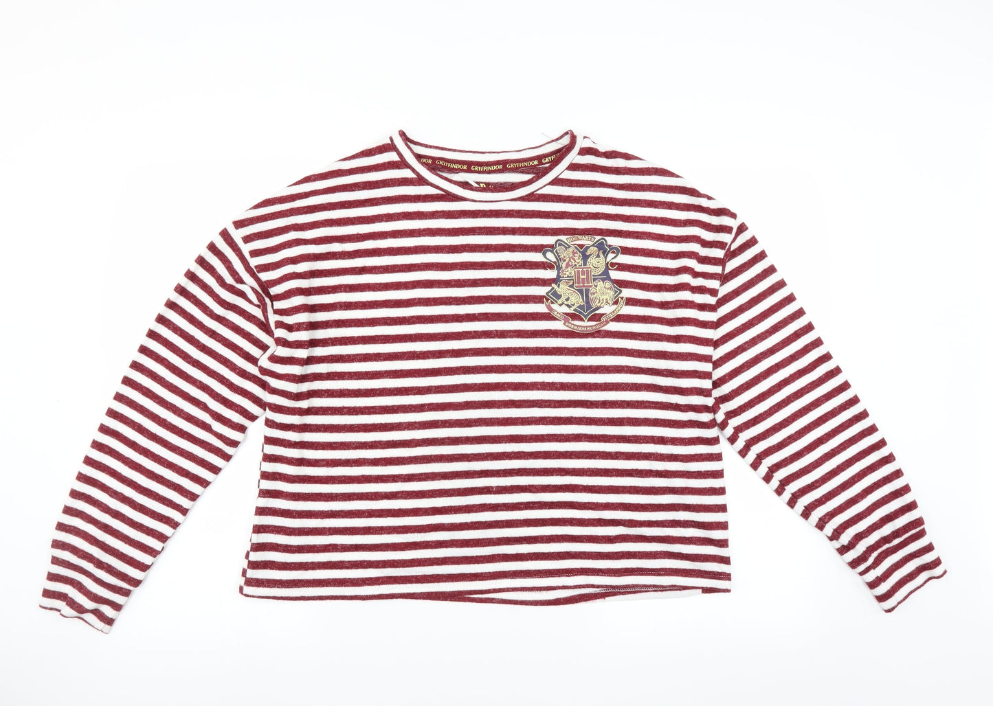 love to lounge Womens Red Striped  Top Pyjama Top Size XL  - Harry Potter