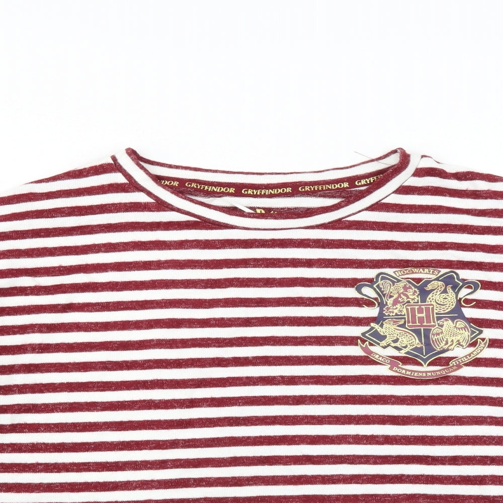 love to lounge Womens Red Striped  Top Pyjama Top Size XL  - Harry Potter