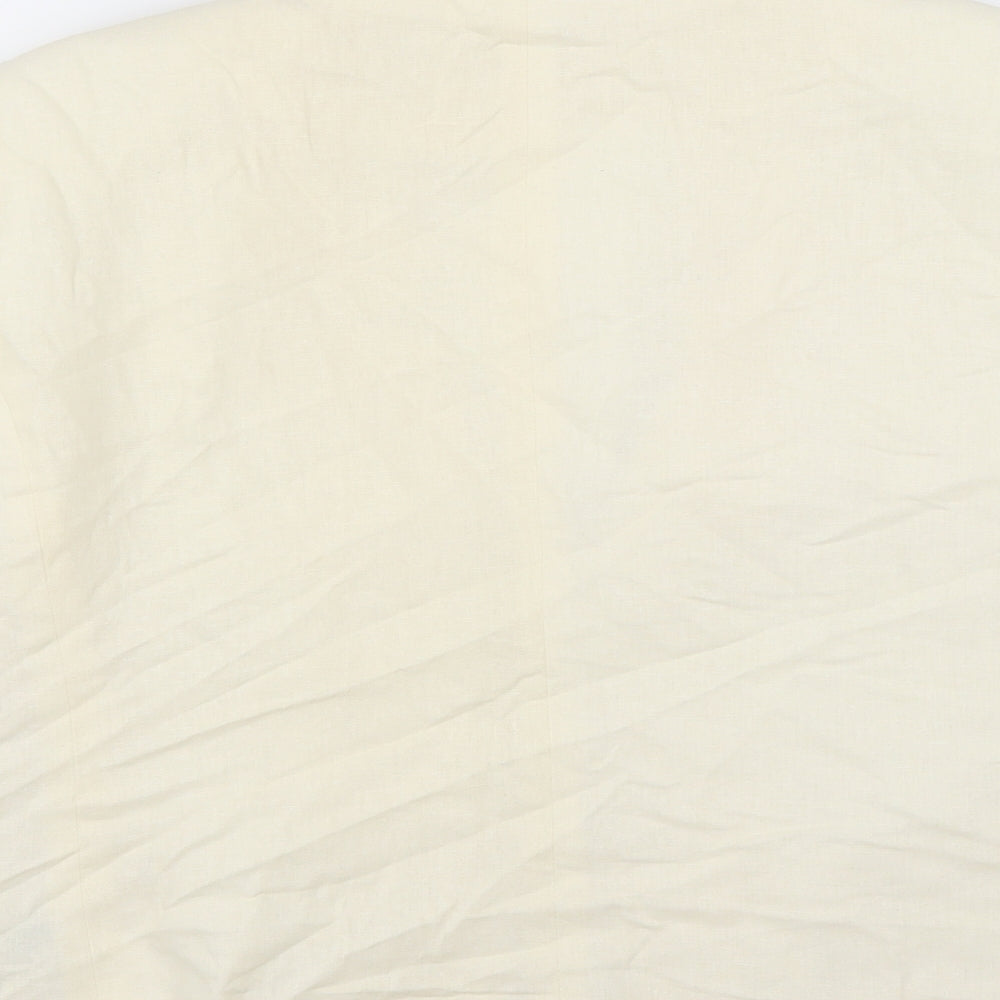 M&Co Womens Yellow   Jacket Suit Jacket Size 12