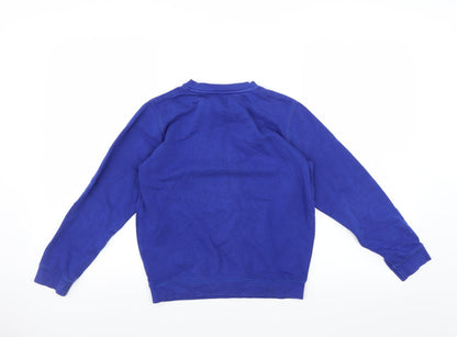 Sainsburys Boys Blue   Pullover Sweatshirt Size 9 Years