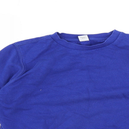 Sainsburys Boys Blue   Pullover Sweatshirt Size 9 Years