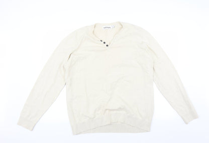 Topman Womens Beige   Pullover Jumper Size XL