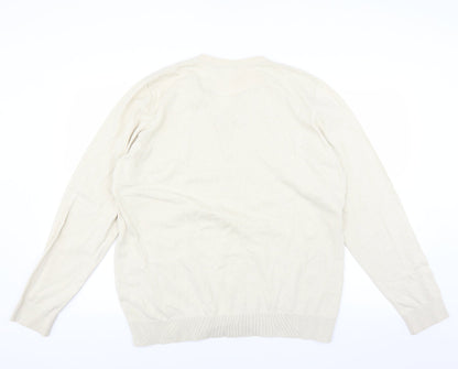 Topman Womens Beige   Pullover Jumper Size XL