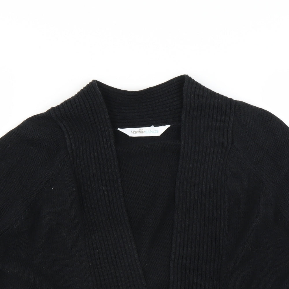 Vanilla Sands Womens Black   Cardigan Jumper Size 10