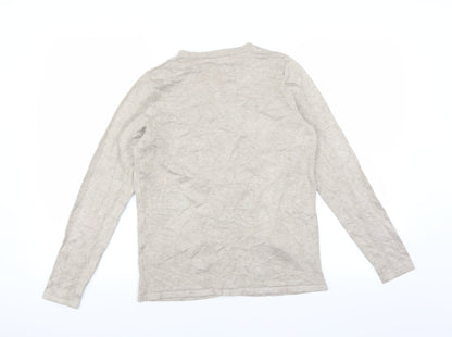 Le Bon Marché Womens Beige   Cardigan Jumper Size XS  - beaded detail