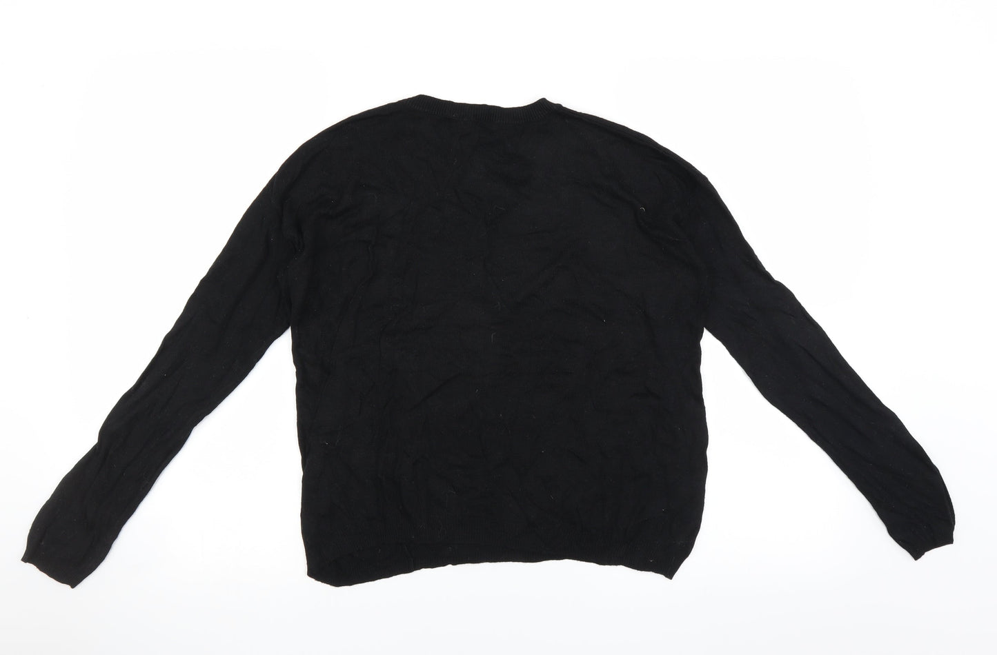 Papaya Womens Black   Pullover Jumper Size S