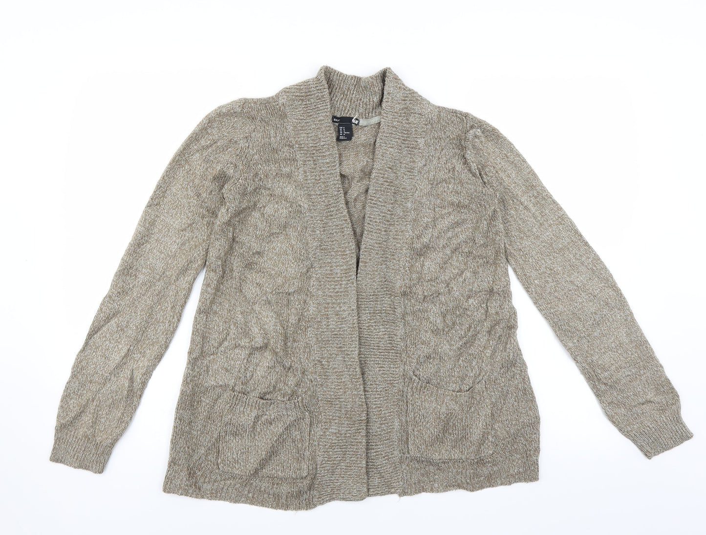 H&M Womens Beige   Cardigan Jumper Size M