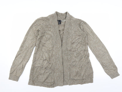 H&M Womens Beige   Cardigan Jumper Size M