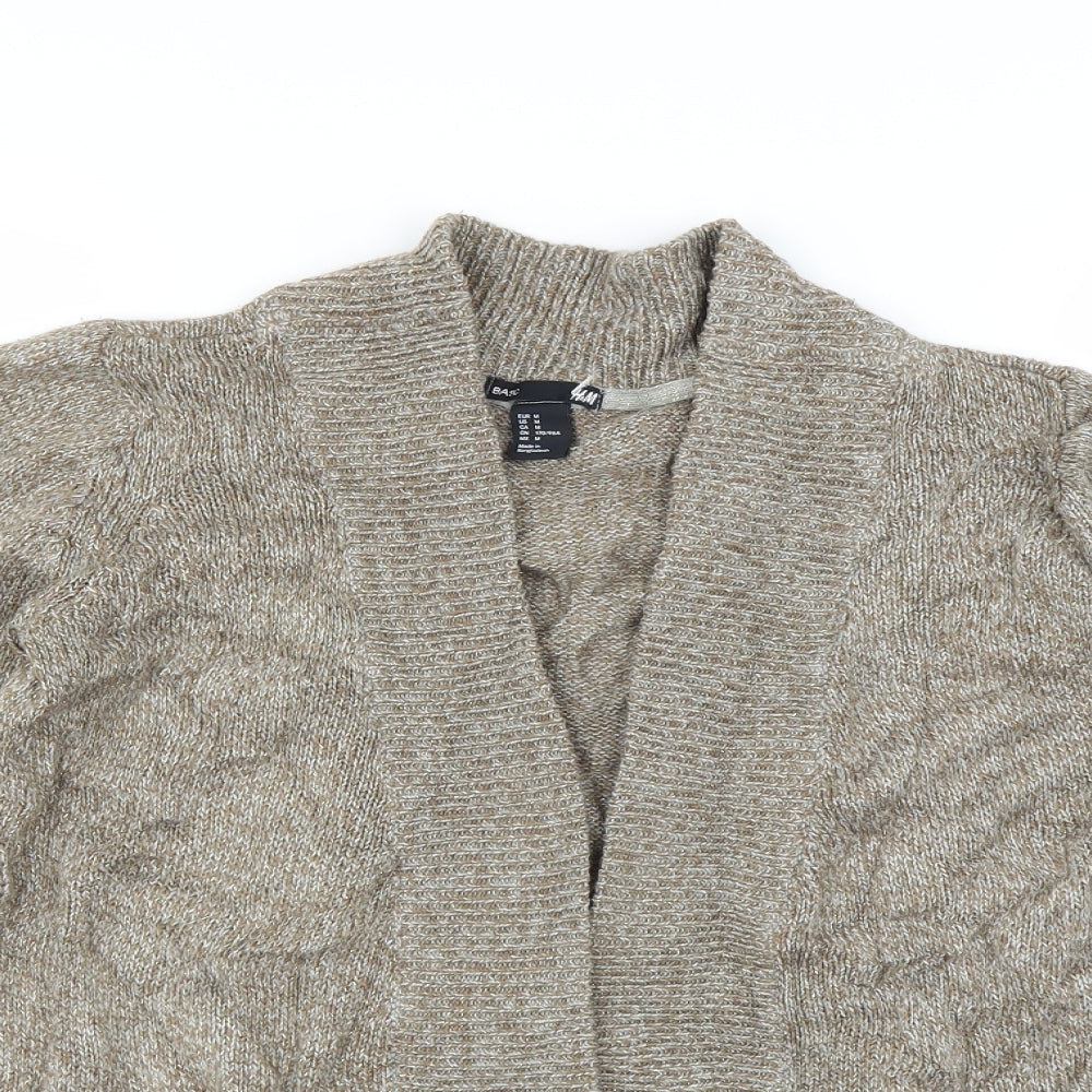 H&M Womens Beige   Cardigan Jumper Size M