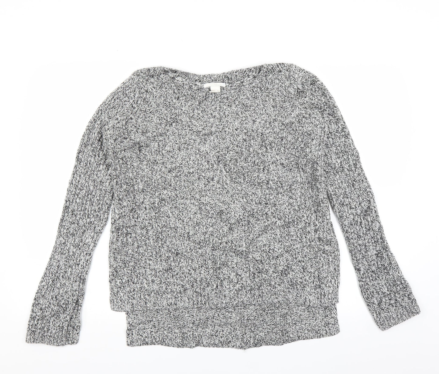 H&M Womens Grey   Pullover Jumper Size M
