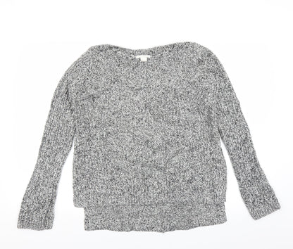 H&M Womens Grey   Pullover Jumper Size M