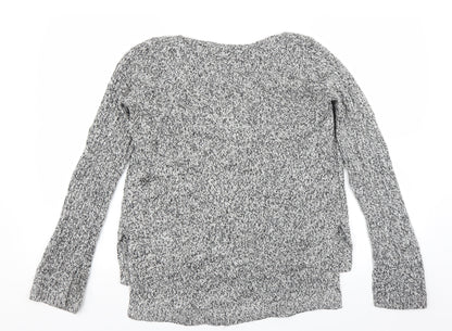 H&M Womens Grey   Pullover Jumper Size M