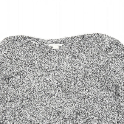 H&M Womens Grey   Pullover Jumper Size M
