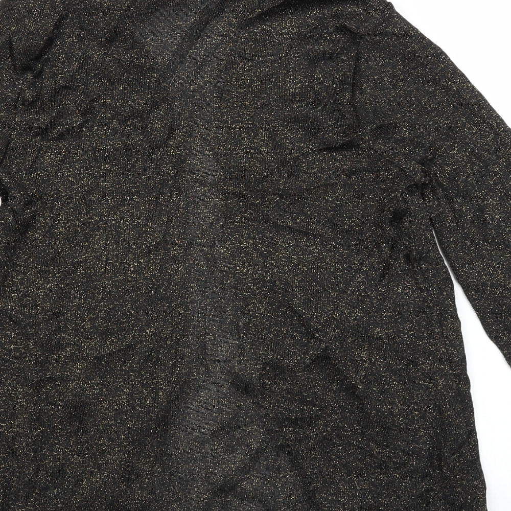 Marks and Spencer Womens Green   Cardigan Jumper Size 8  - glittery