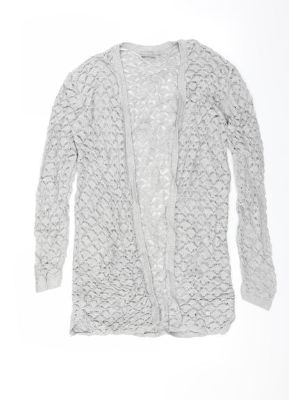 fransa Womens Grey   Cardigan Jumper Size XS