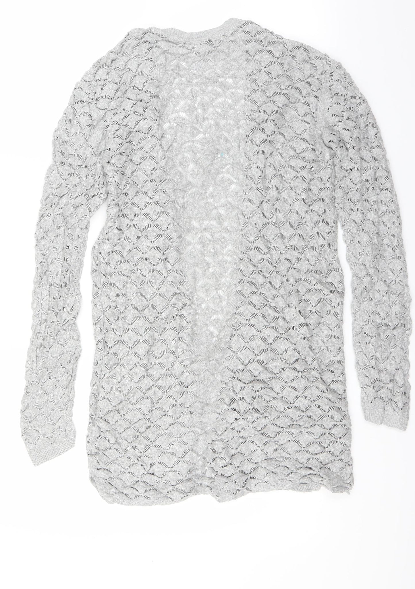 fransa Womens Grey   Cardigan Jumper Size XS