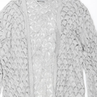 fransa Womens Grey   Cardigan Jumper Size XS