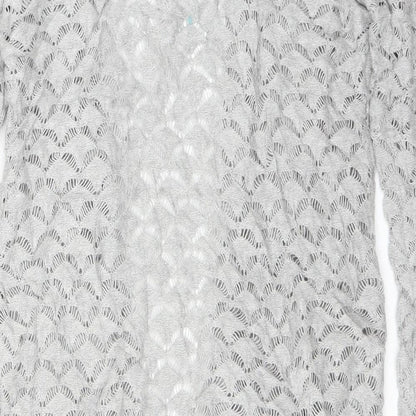 fransa Womens Grey   Cardigan Jumper Size XS