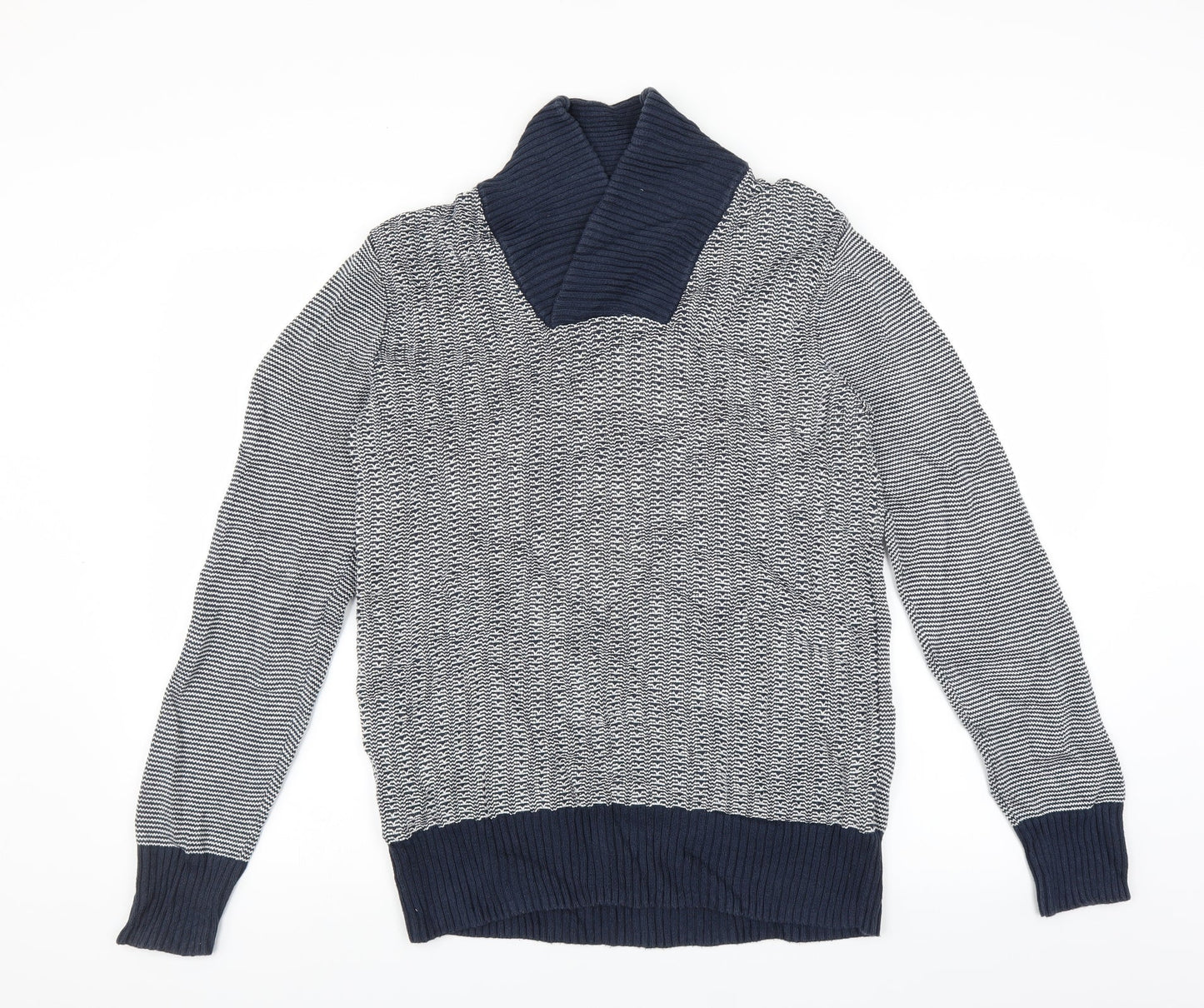 H&M Mens Blue   Pullover Jumper Size M