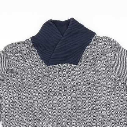 H&M Mens Blue   Pullover Jumper Size M