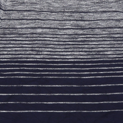 Max Studio Womens Blue Striped  Pullover Jumper Size L