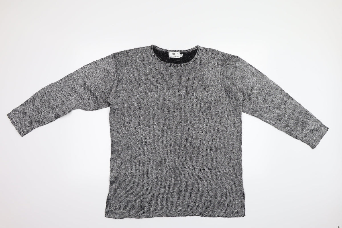 TIGI Exclusive Womens Silver   Pullover Sweatshirt One Size