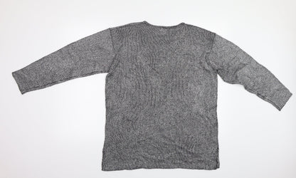 TIGI Exclusive Womens Silver   Pullover Sweatshirt One Size