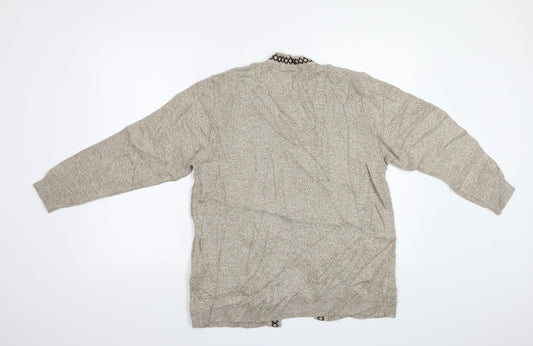 Envy Womens Brown Geometric  Pullover Jumper Size M  - Size S-M