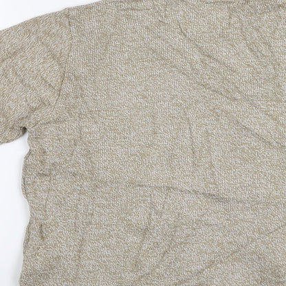 Envy Womens Brown Geometric  Pullover Jumper Size M  - Size S-M