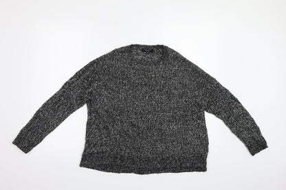 New Look Womens Black   Cape Jumper Size M